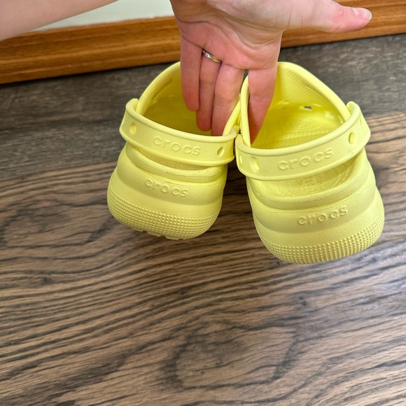 Neon Yellow Platform Crocs - Picture 5 of 5